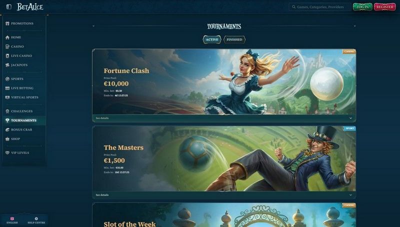 BetAlice Casino-Kundenmeinung